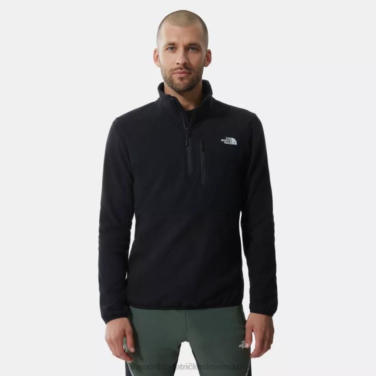 HLH081189 čierna The North Face pánsky fleece glacier pro 1/4 zips