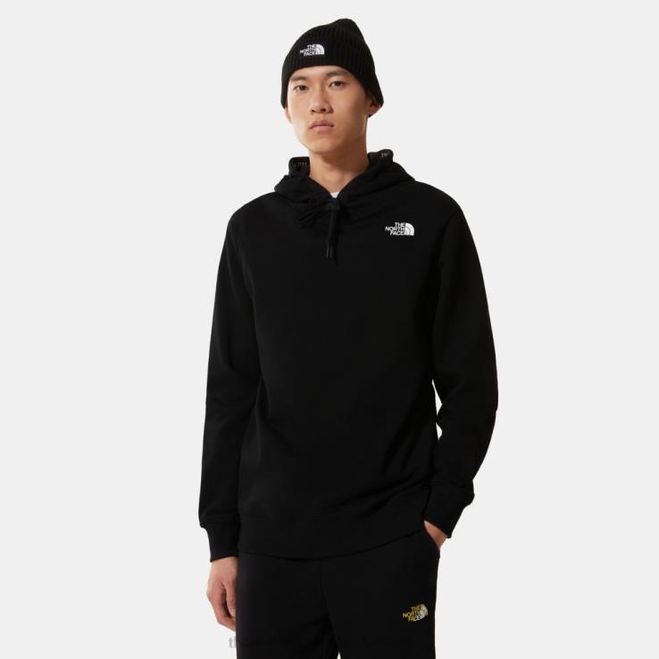 HLH081225 čierna The North Face pánska zumu fleecová mikina s kapucňou