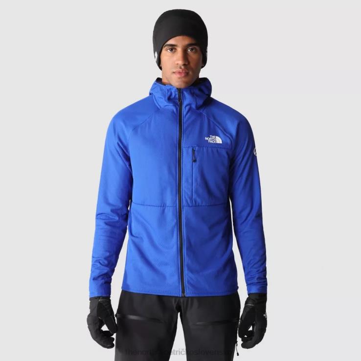 HLH081314 Modrá The North Face pánska vrchná séria futurefleecová bunda s kapucňou