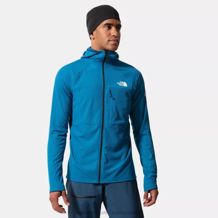 HLH081316 banff blue The North Face pánska vrchná séria futurefleecová bunda s kapucňou