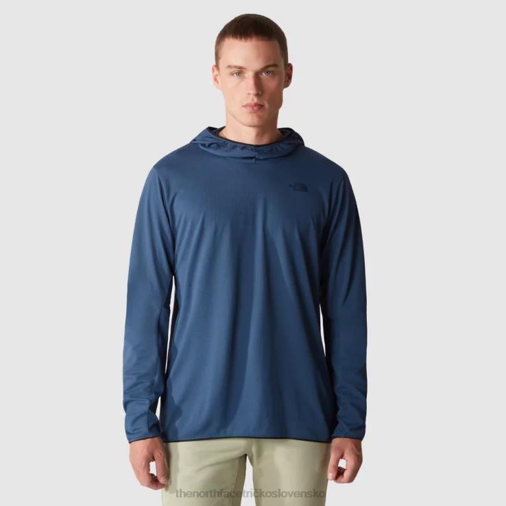 HLH081318 tienisté modré The North Face pánska mikina proti slnku
