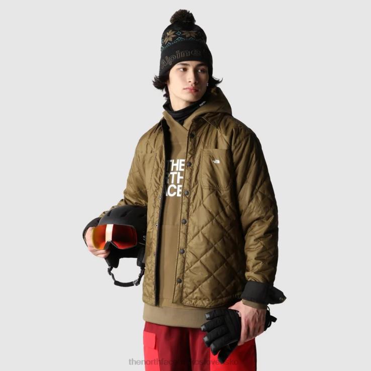 HLH08173 čierna The North Face pánska zateplená flanelová košeľa