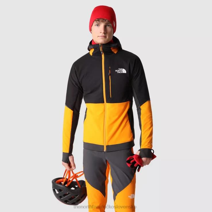 HLH082101 oranžová The North Face pánska bunda s kapucňou dawn turn hybrid ventrix