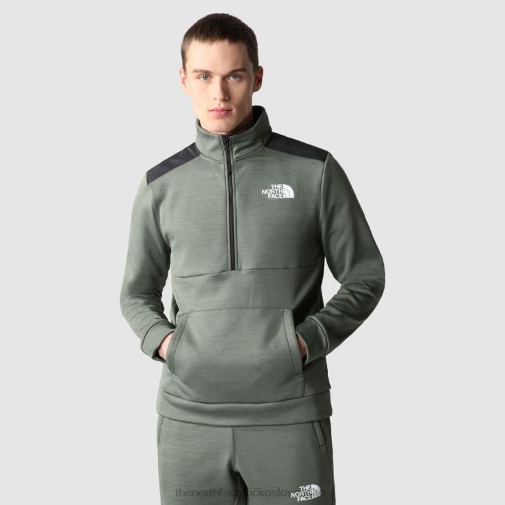 HLH082157 tymián The North Face pánsky fleece na 1/4 zips