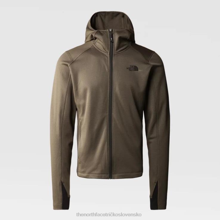 HLH082237 taupe zelená The North Face pánske strieborné rúno