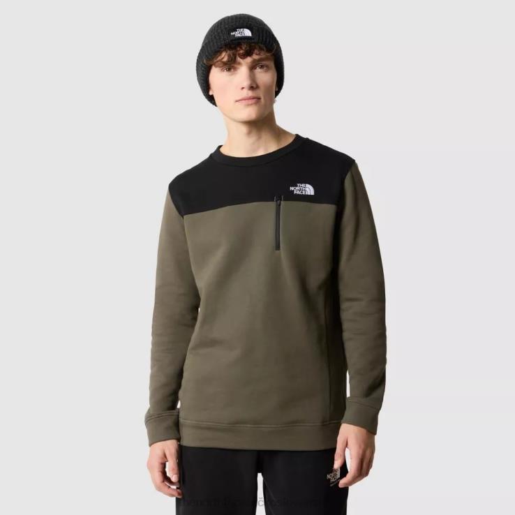 HLH08232 nová taupe zelená The North Face pánska tech new peak fleece