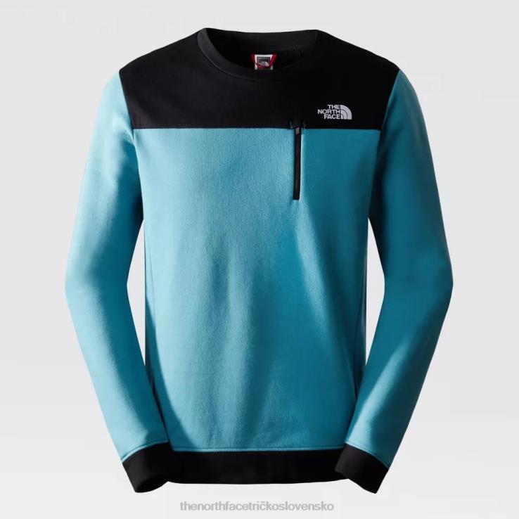 HLH08233 búrková modrá The North Face pánska tech new peak fleece