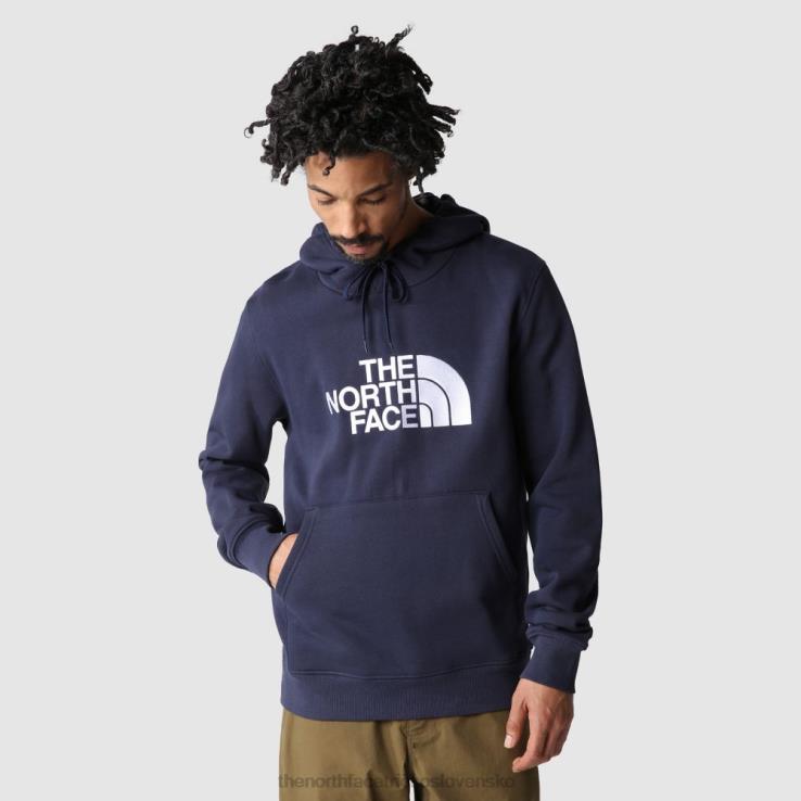 HLH082348 vrcholové námorníctvo The North Face muži nakreslili mikinu s kapucňou