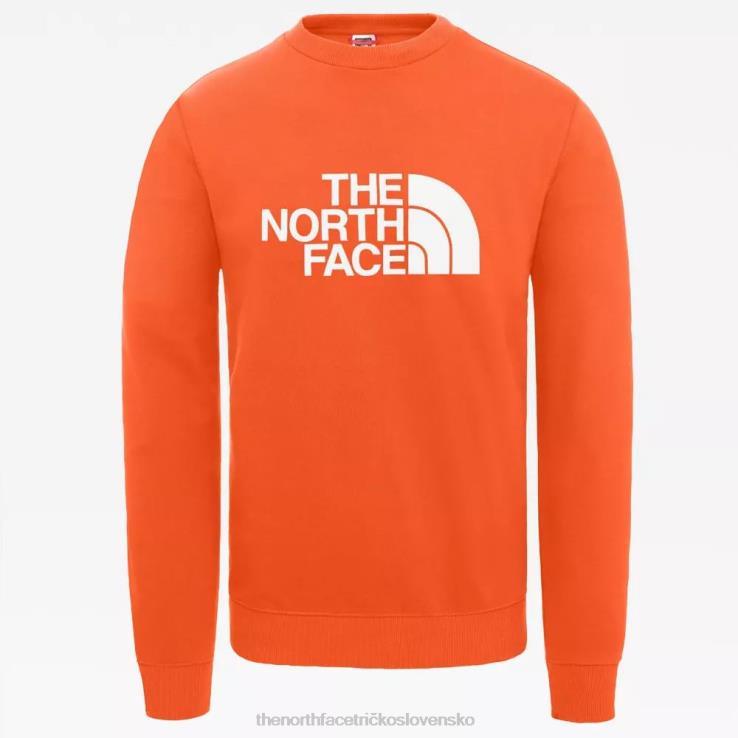 HLH082414 červená oranžová The North Face nový šiltový pulóver