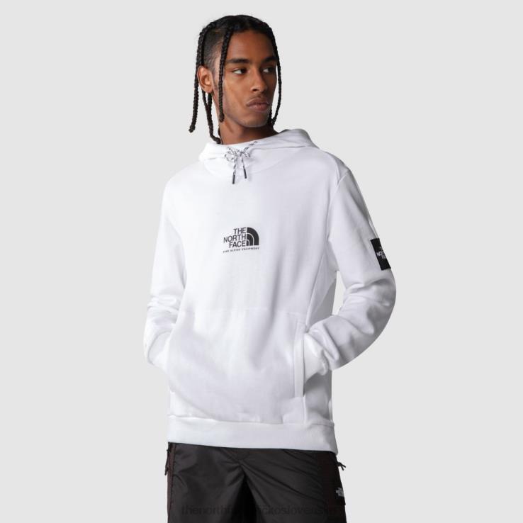 HLH08263 biely The North Face pánska jemná alpská mikina s kapucňou