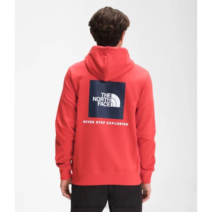 HLH083351 horizont červený The North Face pánska mikina s kapucňou box nse