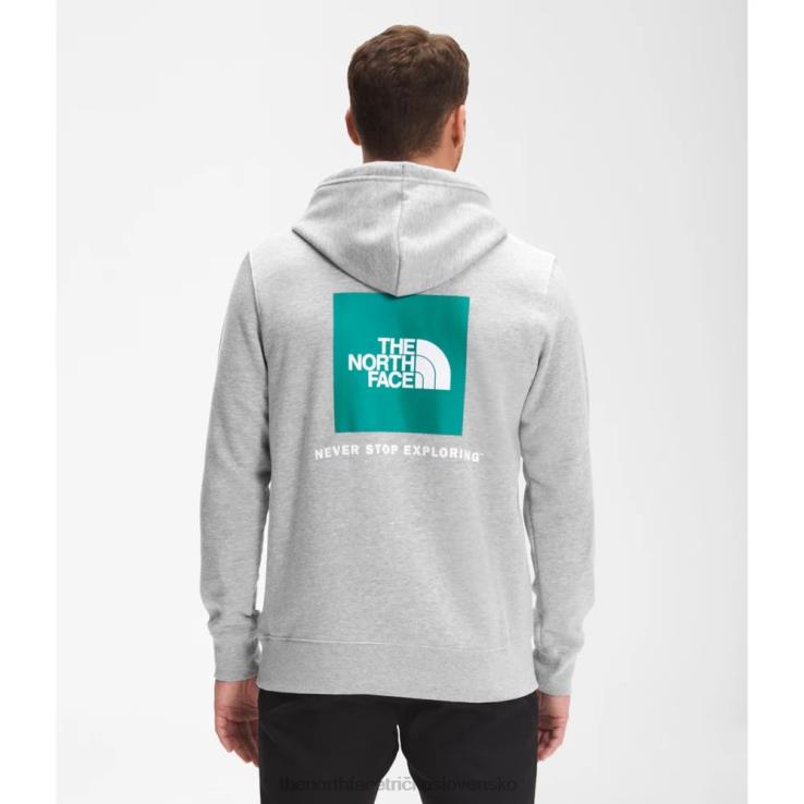 HLH083352 sivá The North Face pánska mikina s kapucňou box nse