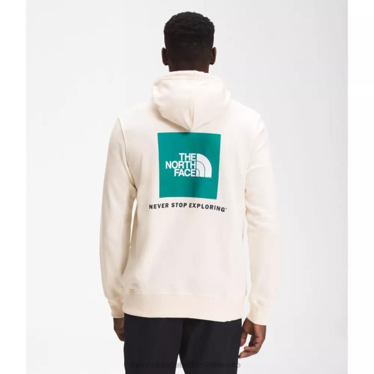 HLH083357 biely The North Face pánska mikina s kapucňou box nse