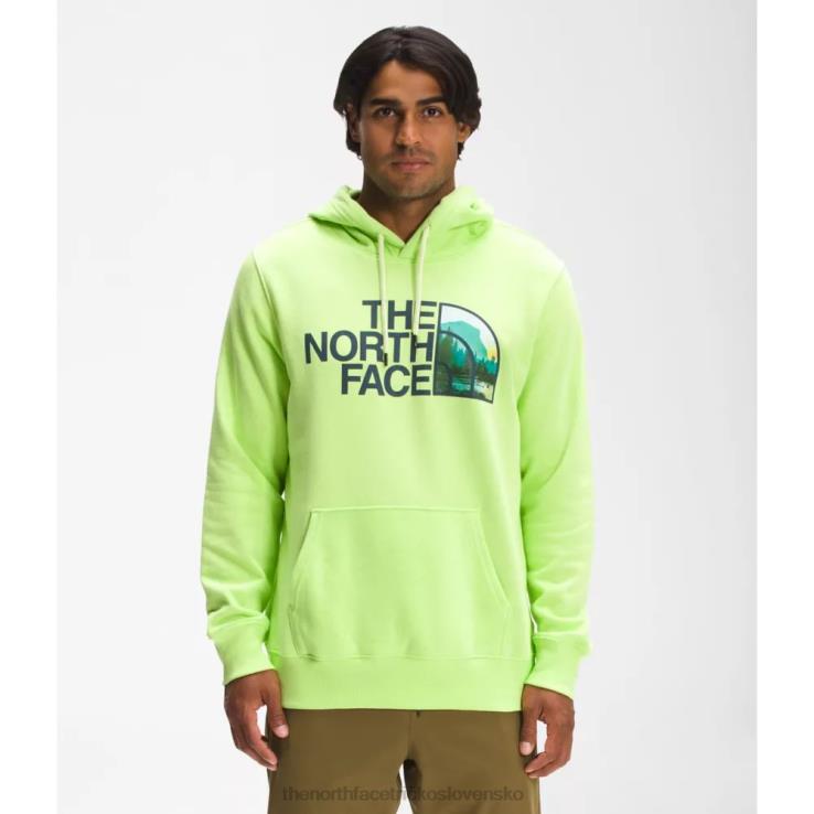 HLH083435 zelená The North Face pánska mikina s kapucňou