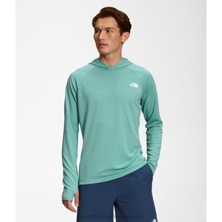 HLH083767 umývadlo modrá The North Face pánska slnečná mikina s kapucňou