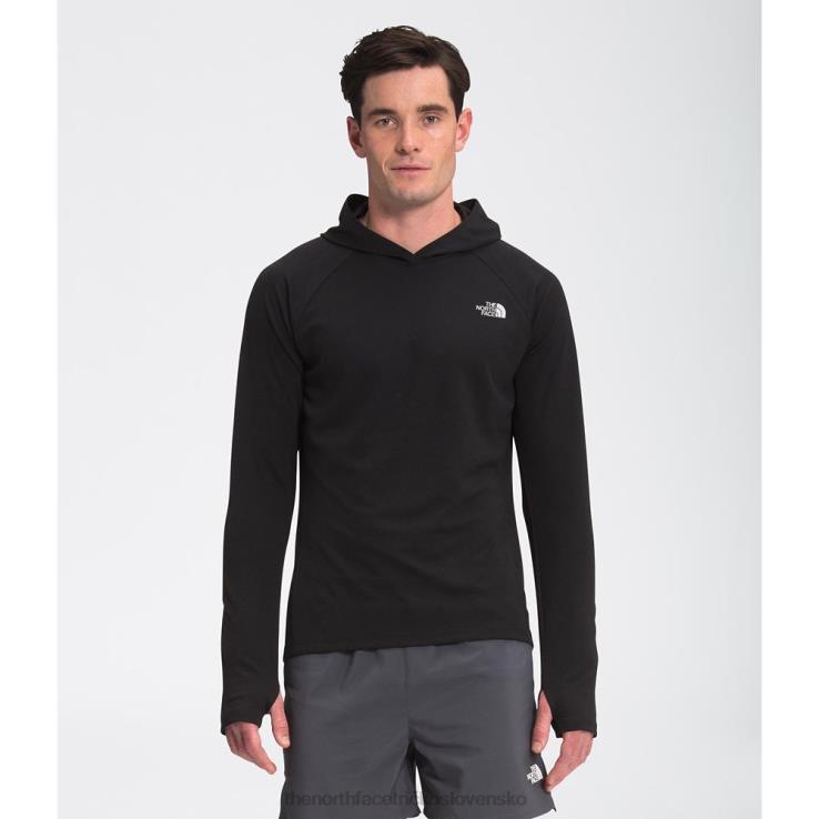 HLH083770 čierna The North Face pánska slnečná mikina s kapucňou