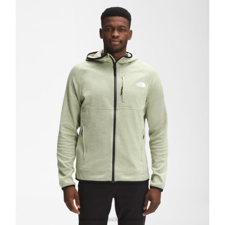 HLH084057 zelený čaj The North Face pánska mikina s kapucňou canyonlands