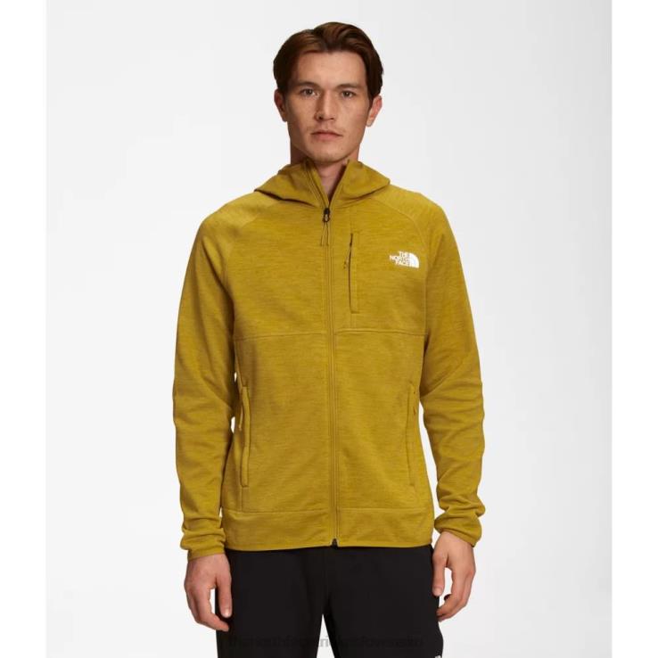 HLH084058 minerálne zlato The North Face pánska mikina s kapucňou canyonlands