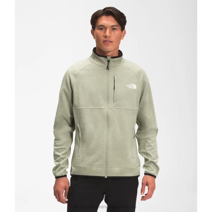 HLH084062 zelený čaj The North Face pánska bunda na zips canyonlands