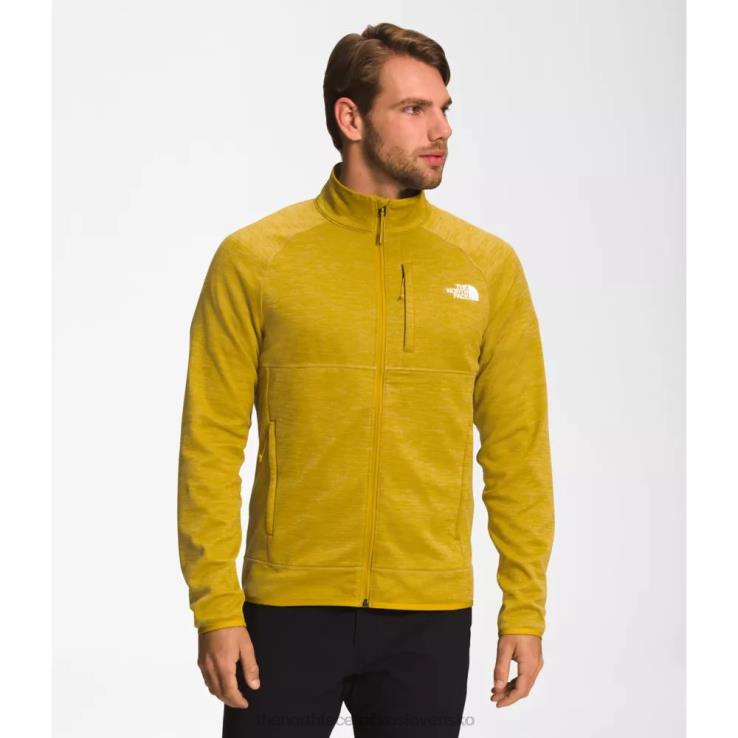 HLH084063 minerálne zlato The North Face pánska bunda na zips canyonlands