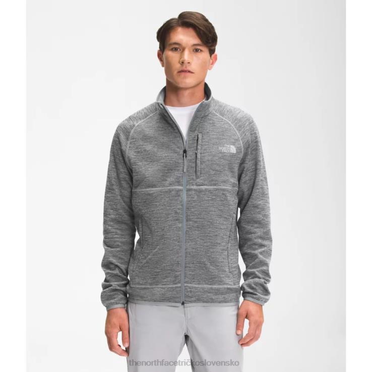 HLH084064 sivá The North Face pánska bunda na zips canyonlands