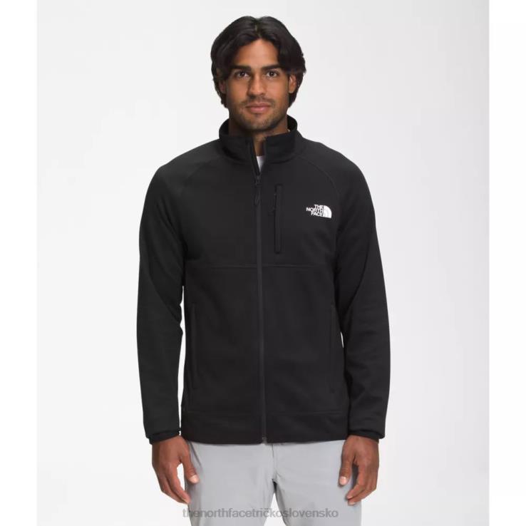 HLH084066 čierna The North Face pánska bunda na zips canyonlands