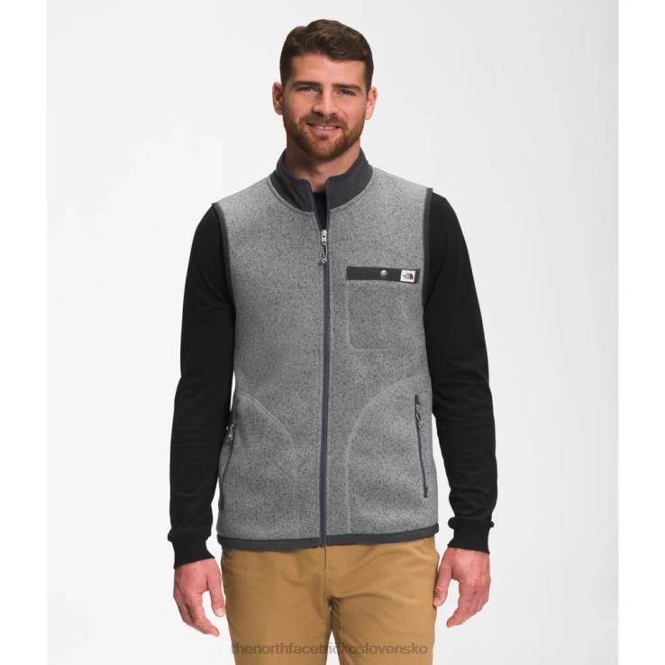 HLH084193 sivá The North Face pánska vesta na zips gordon lyons