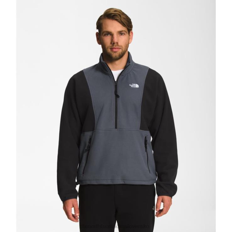 HLH084301 sivá The North Face pánska tka postoj zips fleece
