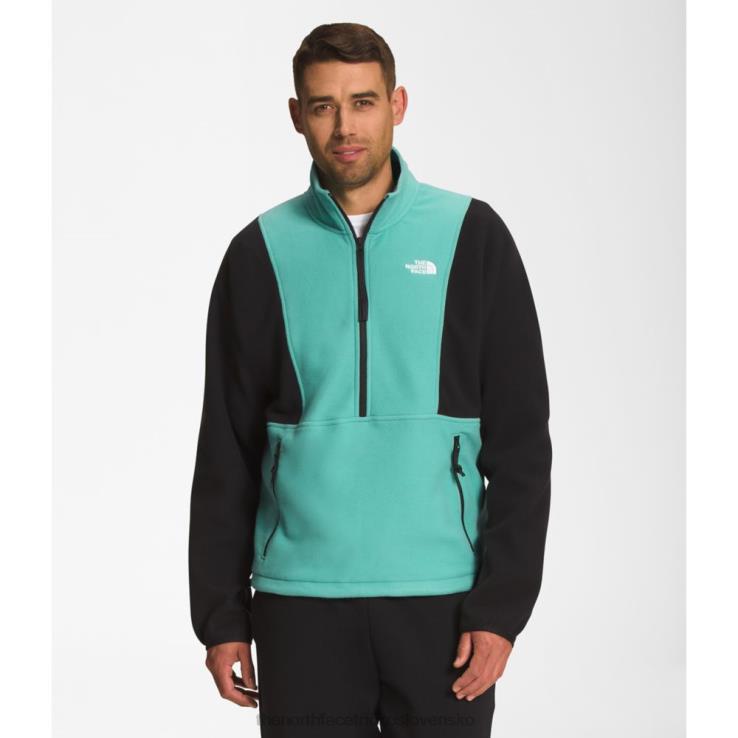 HLH084302 wasabi The North Face pánska tka postoj zips fleece