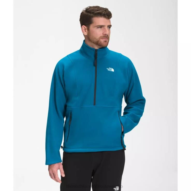 HLH084304 banff blue The North Face pánska tka postoj zips fleece