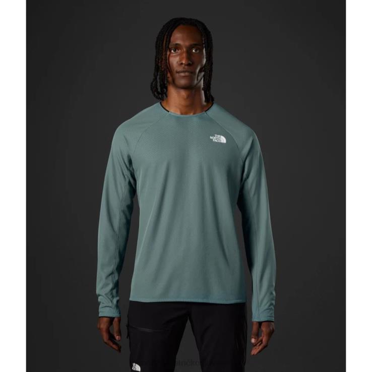 HLH084466 Modrá The North Face muži summit séria futurefleece crew