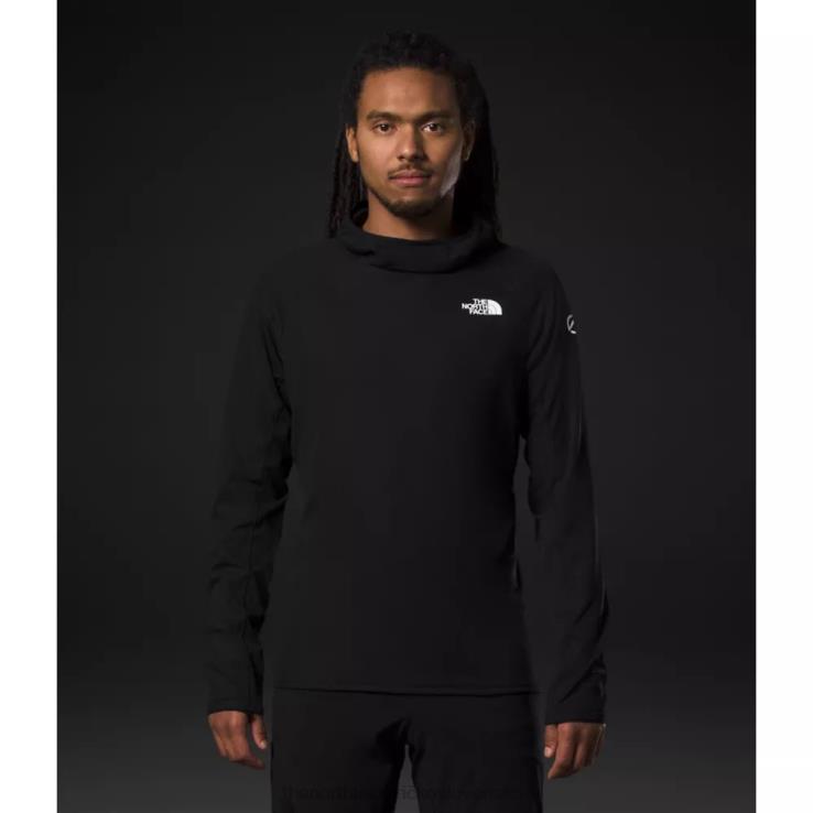 HLH084513 čierna The North Face pánska séria summit futurefleece lt pulóver s kapucňou