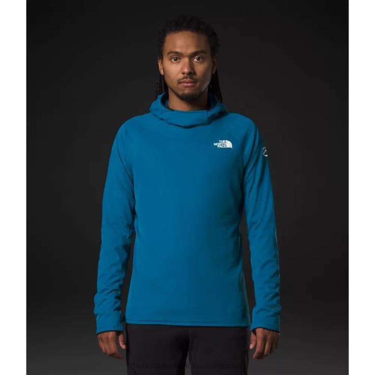 HLH084514 banff blue The North Face pánska séria summit futurefleece lt pulóver s kapucňou