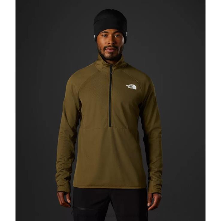 HLH084515 vojenská oliva The North Face pánska séria summit futurefleece lt zips