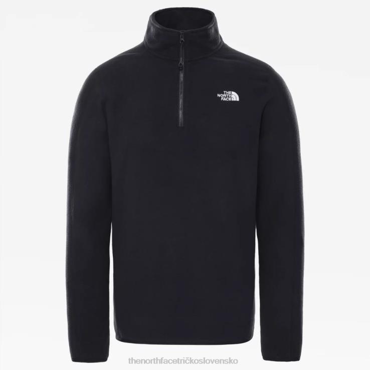HLH08456 čierna The North Face pánske riešenie 1/4 zips fleece