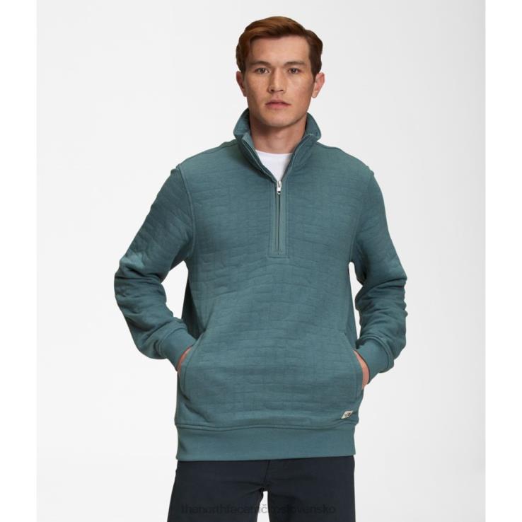 HLH084662 modrý vres The North Face pánsky dlhý šiltový prešívaný zips