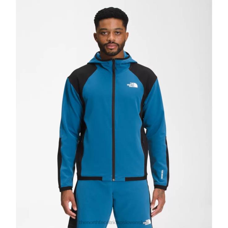 HLH084746 banff blue The North Face pánska tekware mikina s kapucňou na zips