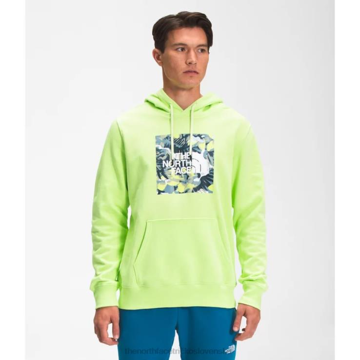 HLH084785 zelená The North Face muži zaškatuľkovaní v pulóvri s kapucňou