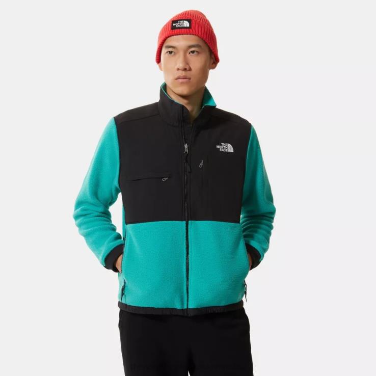 HLH08492 porcelánovo zelená The North Face pánska flísová bunda denali 2