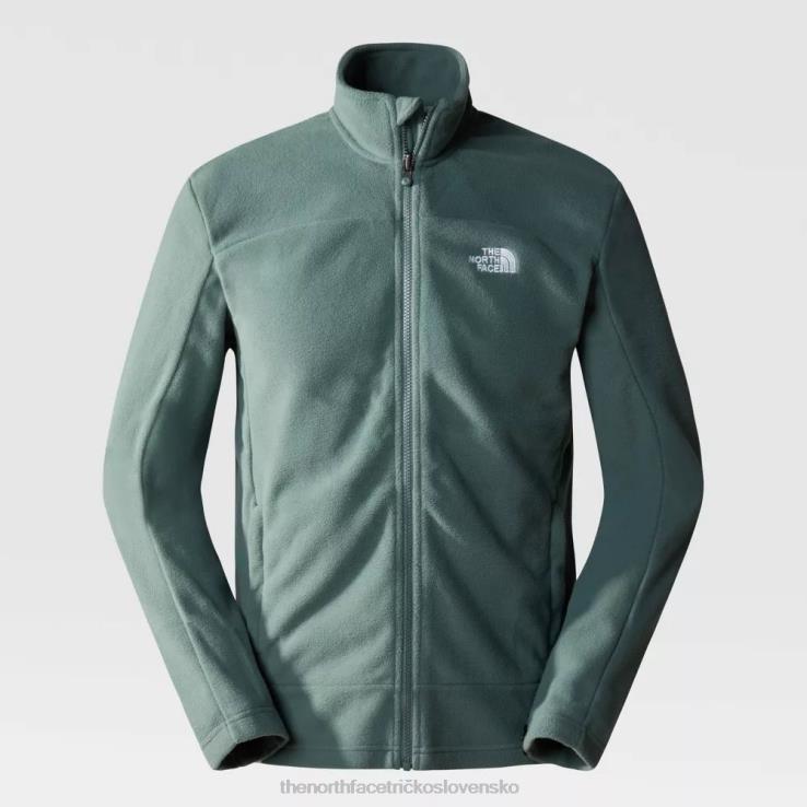 HLH0849 balzamovo zelená The North Face pánsky fleece emilio na zips 2