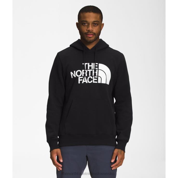HLH085373 čierna biela The North Face pánsky sveter s kapucňou čierna biela