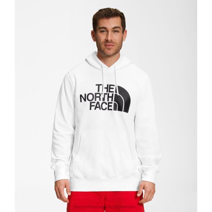 HLH085374 biely čierny The North Face biely čierny pánsky sveter s kapucňou