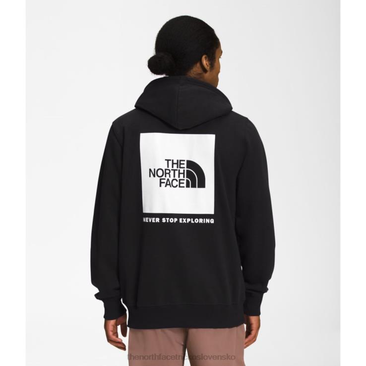 HLH085398 čierna biela The North Face čierna biela pánska mikina s kapucňou box nse