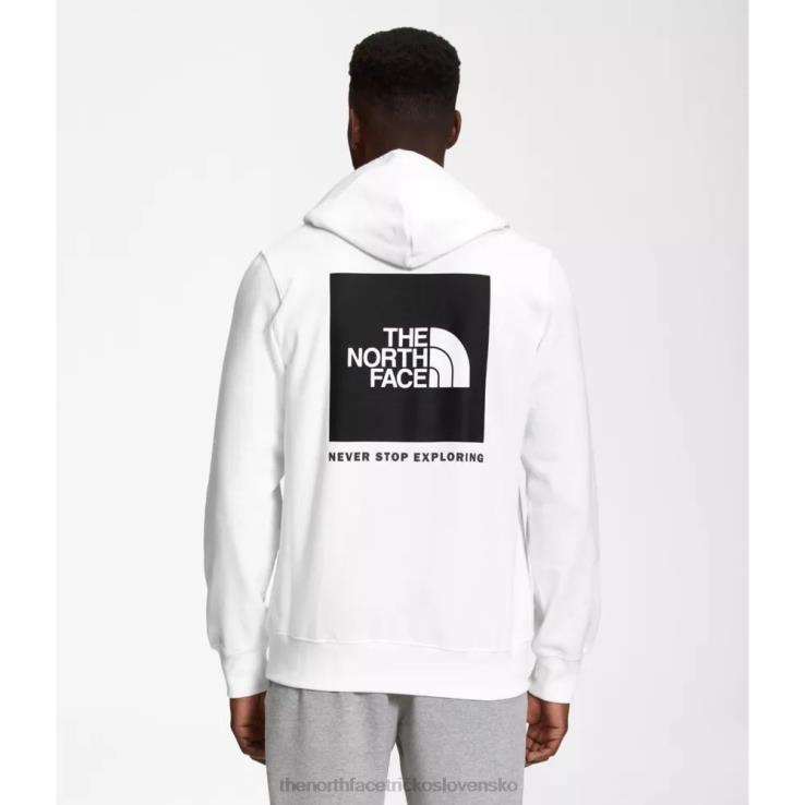 HLH085400 biely čierny The North Face biela čierna pánska mikina s kapucňou box nse
