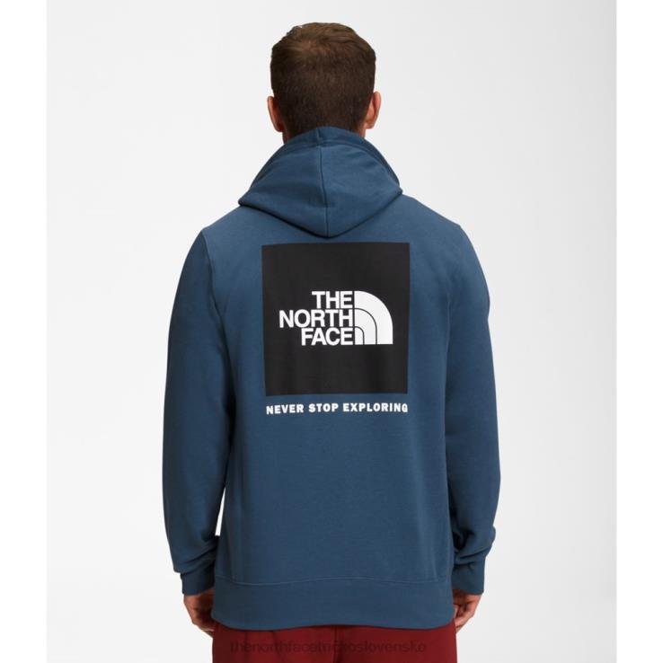 HLH085401 tienisté modré The North Face pánska mikina s kapucňou box nse