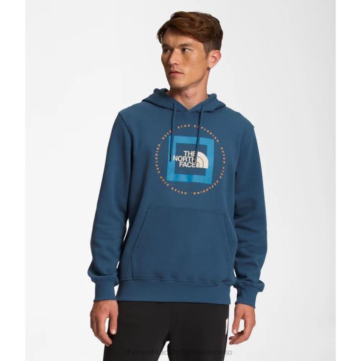 HLH085430 tienisté modré The North Face pánska mikina s kapucňou geo nse