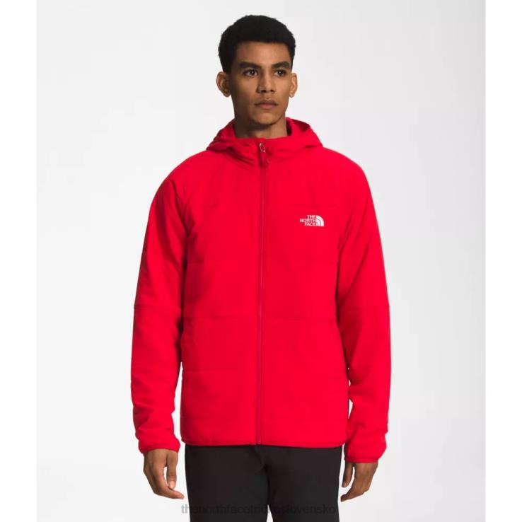 HLH085551 červená The North Face pánska horská mikina s kapucňou