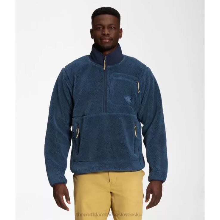 HLH085626 tienisté modré The North Face pánsky pulóver s extrémnym vlasom