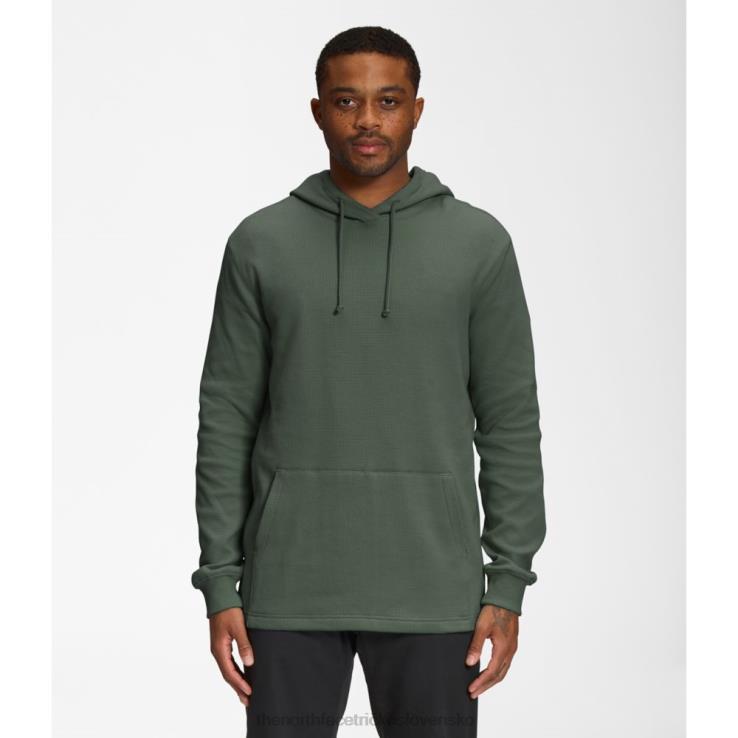 HLH086040 tymián The North Face pánska wafflová mikina s kapucňou