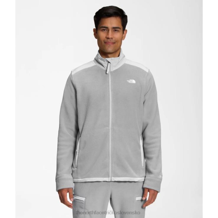 HLH086121 sivá The North Face pánska bunda alpine polartec 200 na zips